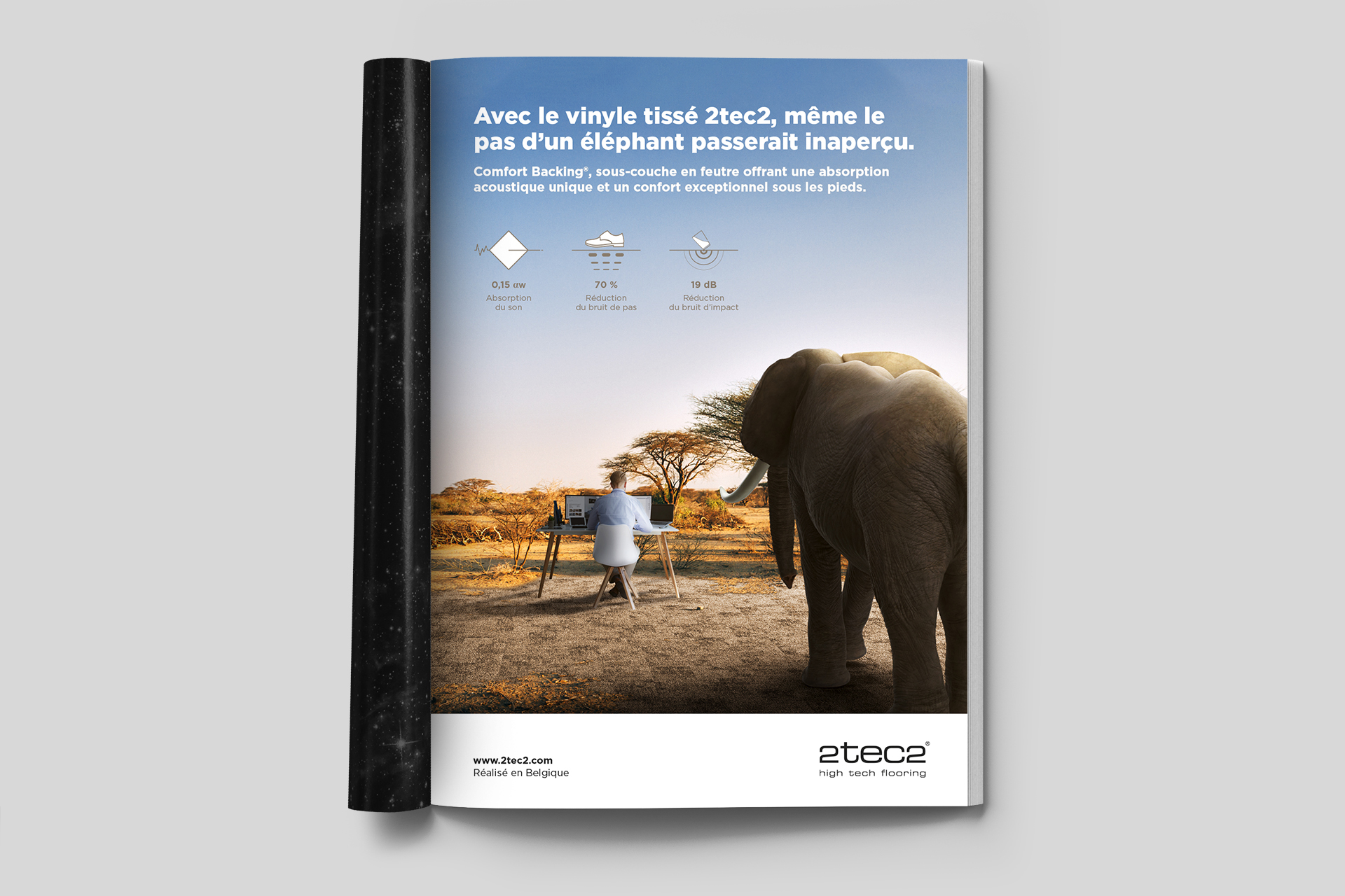 Visuel pour comfort backing de la marque 2tec2